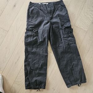 Levi's Charcoal Cargo Baggy Pants